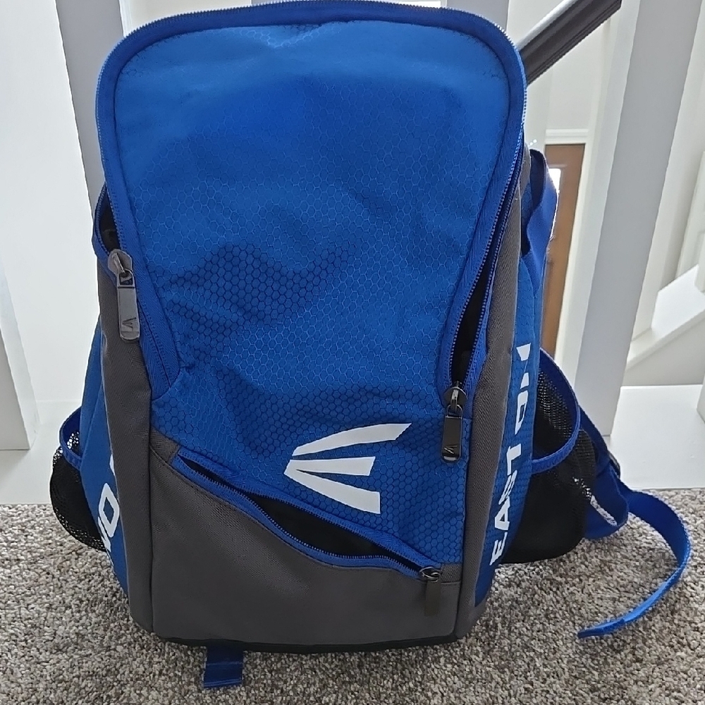 Easton Blue and Gray Youth Baseball Bag